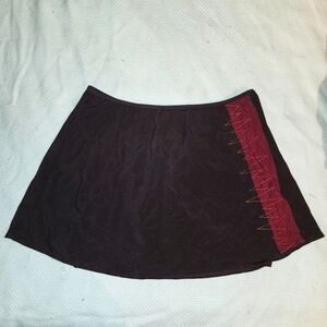 Miraclesuit Maroon Women's Swim Coverup Skirt Size L